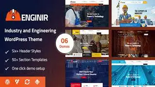 Enginir - Industrial & Engineering Multipurpose WordPress Theme | Themeforest Website Templates and