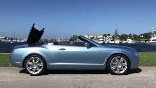 2009 Bentley Continental GTC Convertible Top Operation