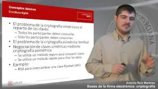 Bases de la firma electrónica: Criptografía - Parte 2