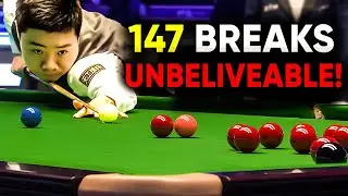 Ding Junhui Makes 147 vs Ronnie O'Sullivan in 2024 Masters Snooker