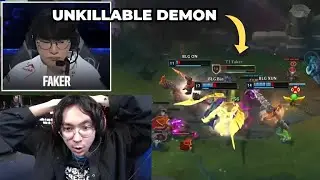 Tenz reaction to Faker refusing to die to win Grand Finals