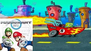 Nintendo games portrayed by SpongeBob