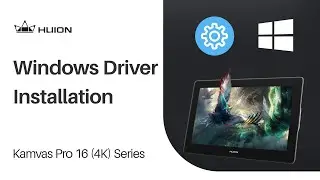 How to download and install the Driver (Windows) for Huion Kamvas Pro 16 (4K) Series?