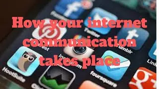 How you can communicate in twitter, messenger, skype etc in the internet today/ HTTP