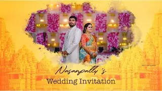 | Latest Traditional Hindu Wedding Invitation Video | Save The date Video | Rishi Photography