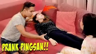 PRANK PINGSAN DEPAN ZAINAL!! DIA SAMPAI PANIK!!