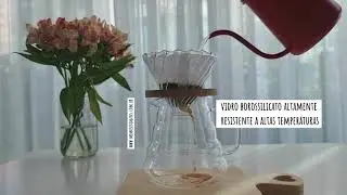 Cafeteira com Suporte de Filtro em Vidro