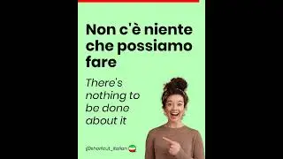Non c'è niente che possiamo fare