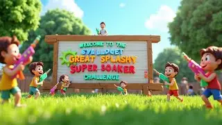 🌟 Peppa Pig’s Splashy Water Adventure! 🌊🐷💦