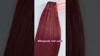 🍒🍒#burgundyhair extensions Supply.#hairextensions #haircolor #burgundy #vividhaircolor