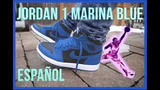 Detalles y En Pie del Jordan 1 Retro Marina Blue