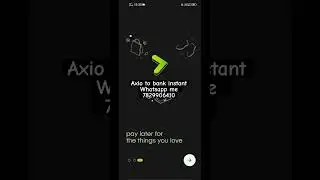 Axio paylater to bank account 