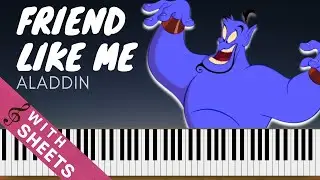Friend Like Me (Aladdin) Ragtime/Swing | Piano Cover by Andy Feldbau