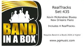 Band-in-a-Box® 2024 - RealTracks Set 435: Kevin McKendree Bluesy New Orleans Piano