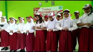 kegiatan siswa SD dalam rangka menyambut HUT RI
