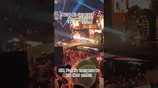 A little #aewallout #throwback to #cmpunk making his entrance to his first match in #aew #darbyallin