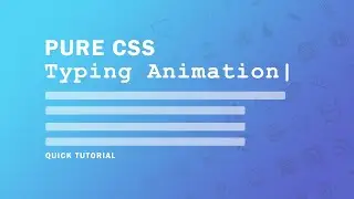 How to Create a Typing Text Effect with CSS Animation (Quick Tutorial)