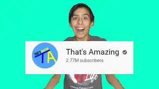 That's Amazing commented on my video!