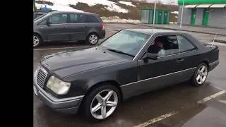 Мерседес W124 C купе - первые впечатления 2018г. Юбилей W124.