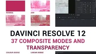 DaVinci Resolve 12 - 37 Composite Modes and Transparency