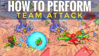 TMNT Shredder's Revenge | How to do Team Attack | Double Team Moves | Tutorial Gameplay