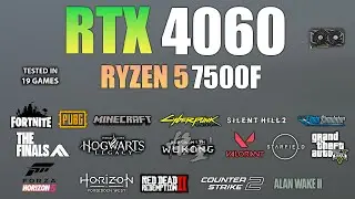 Ryzen 5 7500F + RTX 4060 : Test in 18 Games - RTX 4060 Gaming Test