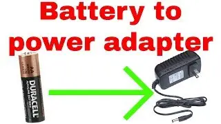 How to add power adapter to a battery powered device