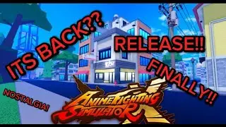 ITS BACK!! NEW ANIME FIGHTING SIMULATOR X GAME🔥🔥 |ROBLOX|