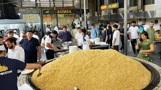 #food #asmr GIANT PILAF | 3000 kg Wedding PILAF | Street Food