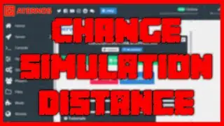 🟥 HOW to CHANGE the SIMULATION/VIEW DISTANCE of your SERVER - ATERNOS MINECRAFT 🟥