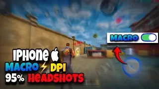 ✅how to use macro in iPhone  | iPhone macro setting  ⚙️free fire 🔥 | iPhone  macro free fire 🔥