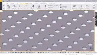 How to Mark and Create Holes on Steel Plate in Tekla Structures
