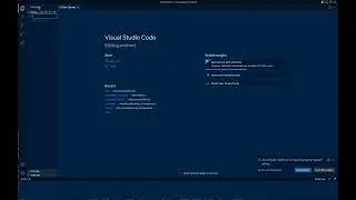 #6: Visual Studio Code, Open/Start File, GitHub Repo