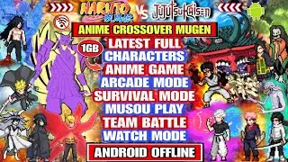 NEW‼️ NARUTO ULTIMATE NINJA VS JUJUTSU KAISEN MUGEN (FULL CHARACTERS) Anime Crossover Mugen Android