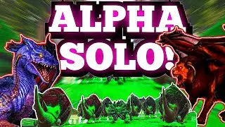 How to Solo Alpha Rag Boss | Dragon, Manticore Ark survival evolved Boss Fight