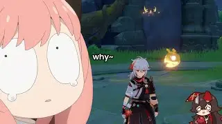 Crystalflies In Genshin Be Like-
