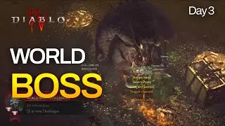 World Boss, Renown Grind & Nightmare Dungeons (Diablo 4 Playthrough - Day 3)