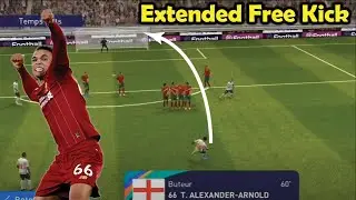 Extended Free Kick By Alexander Arnold🔥🔥 || Pes 2021 Mobile