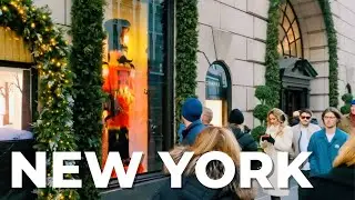 NYC Holiday Walk 5th Avenue 4K Ultra HD