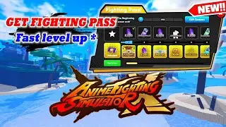 [Anime Fighting Simulator  X] - Cách cày level Fighting Pass nhanh nhất trong Update mới  - Jec PP
