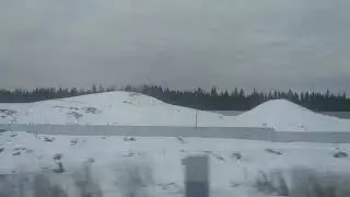 Шиес из окон поезда Воркута-Москва