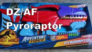 PYRORAPTOR (Dart Zone/Adventure Force) unboxing and HALF-DARTIFICATIONING