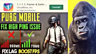 Pubg Mobile New 1.4 Update High Ping problem Solved || Best Settings To Get Very Stable Ping 100%