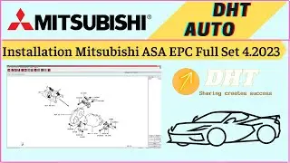 Install guide Mitsubishi ASA EPC Part Catalogs Complete Set 4.2023 | dhtauto.com