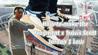 HOW TO MAKE THE FRAGMENT 1 LOW TRAVIS SCOTT IN NBA 2K22 | RECA SHOE TUTORIAL | NBA 2K22