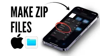 How to Make Zip Files in iPhone