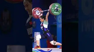 Luo Shifang (59kg 🇨🇳) 140kg / 308lbs C&J Slow Motion! 