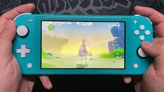 Genshin Impact Gameplay On Nintendo Switch LITE