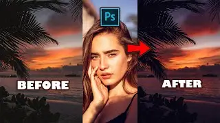 How To Steal Color Grading From Any Image With PHOTOSHOP!
