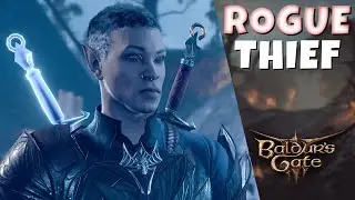Baldurs Gate 3 Rogue Solo Gameplay | Sneaky Thief (BG3 Early Access)